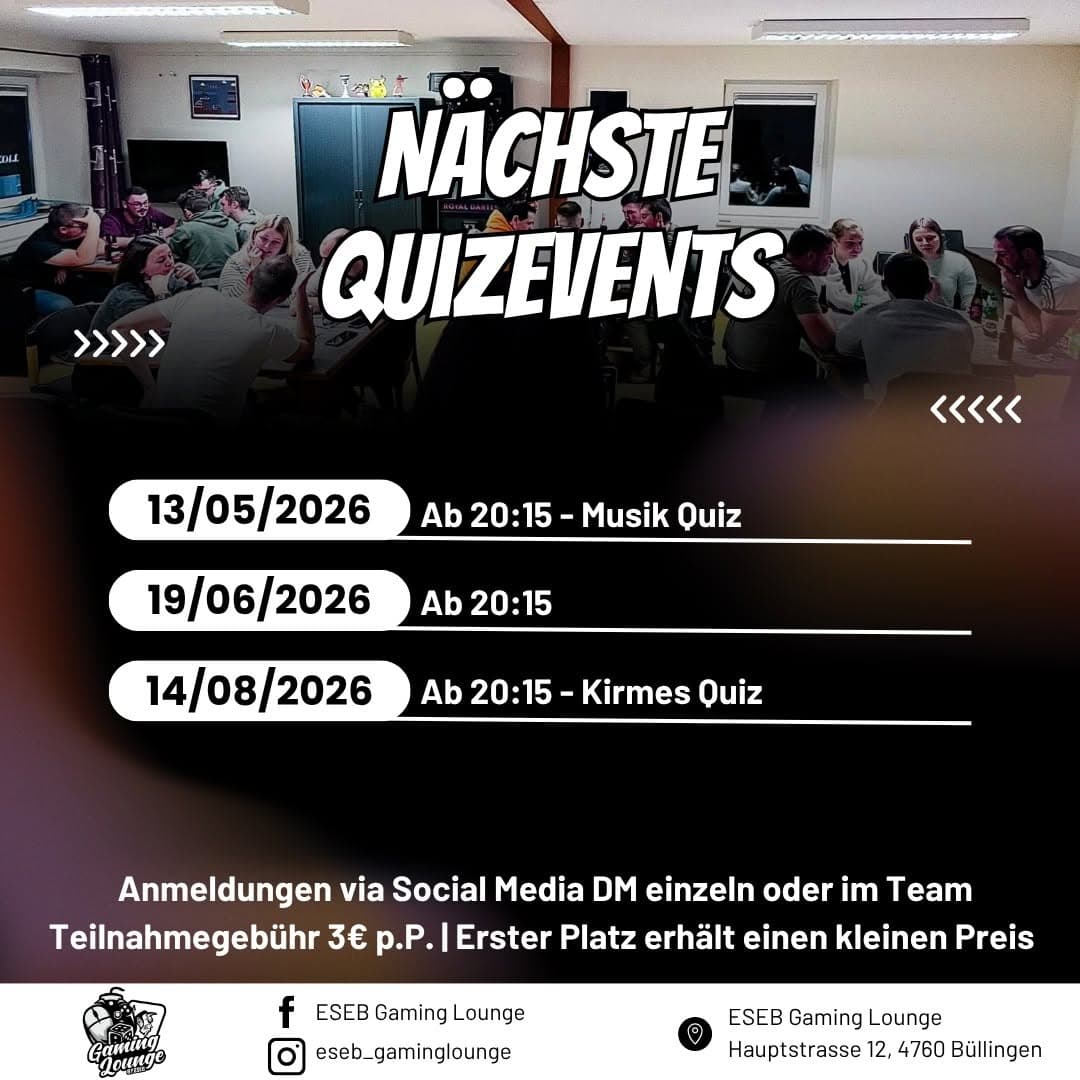 Kirmes Quizz in der Gaming Lounge