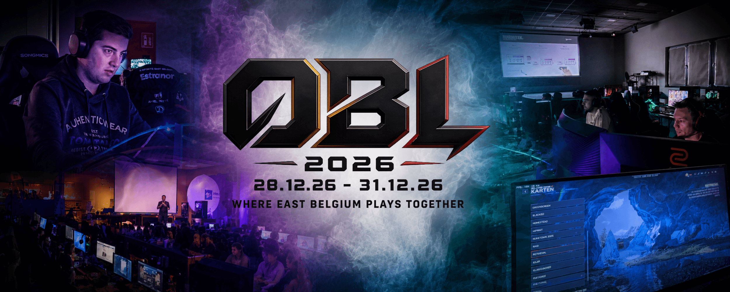 OBL LAN 2026 - Where East Belgium plays together, 28.-31.12.26